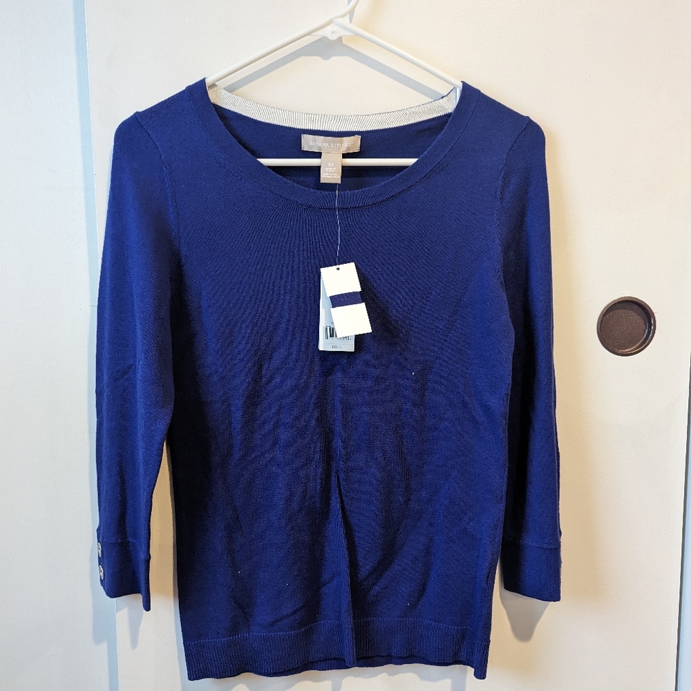NWT Banana Republic Blue Sweater